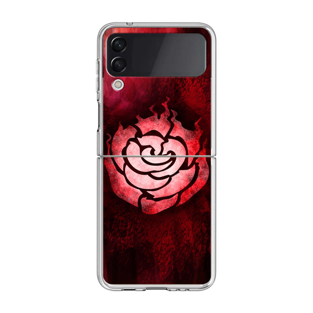 RWBY Ruby Rose Symbol Samsung Galaxy Z Flip 3 Case