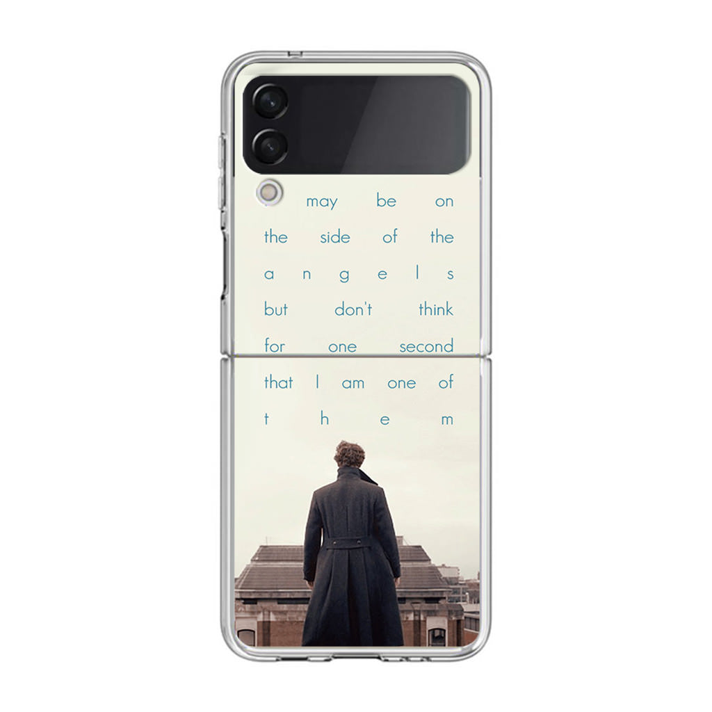 Sherlock Holmes Quote Samsung Galaxy Z Flip 3 Case