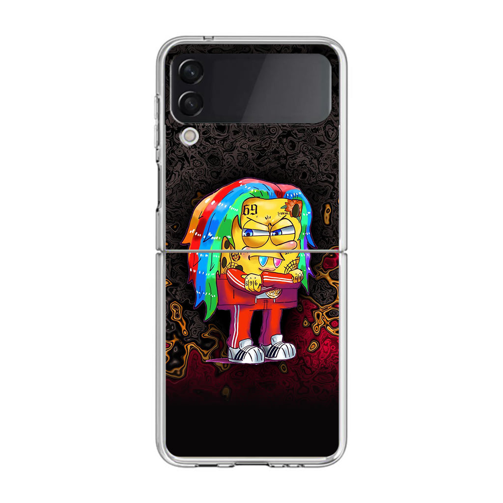 Sponge Hypebeast 69 Mode Samsung Galaxy Z Flip 3 Case