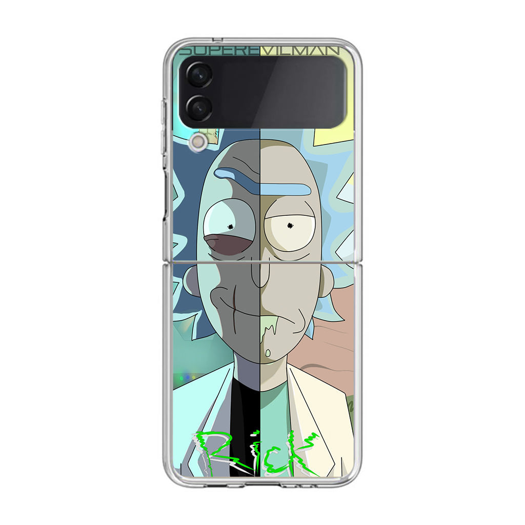 Super Evil Man Rick And Rick Samsung Galaxy Z Flip 3 Case