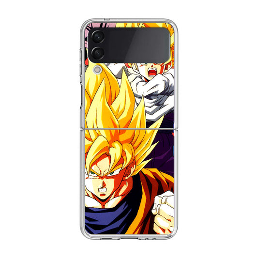 Super Saiyan Goku And Gohan Samsung Galaxy Z Flip 4 Case