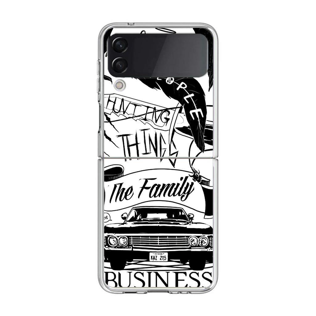 Supernatural Family Business Saving People Samsung Galaxy Z Flip 3 Case