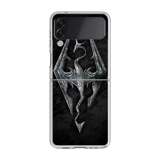 The Elder Scrolls V Skyrim Logo Samsung Galaxy Z Flip 3 Case