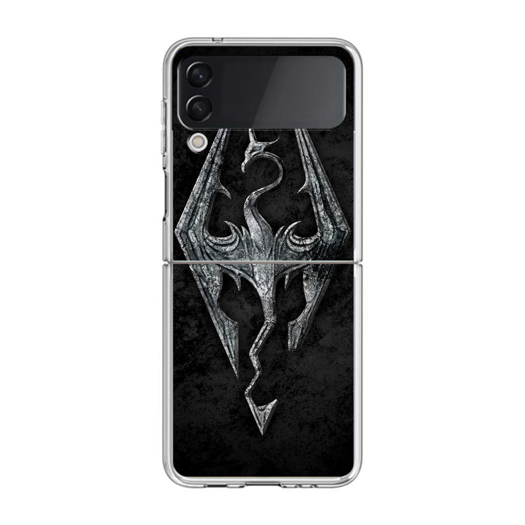 The Elder Scrolls V Skyrim Logo Samsung Galaxy Z Flip 4 Case