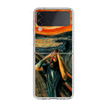 The Scream Death Grips Samsung Galaxy Z Flip 4 Case