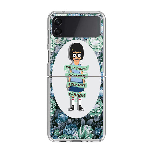 Tina Belcher Flower Woman Quotes Samsung Galaxy Z Flip 4 Case