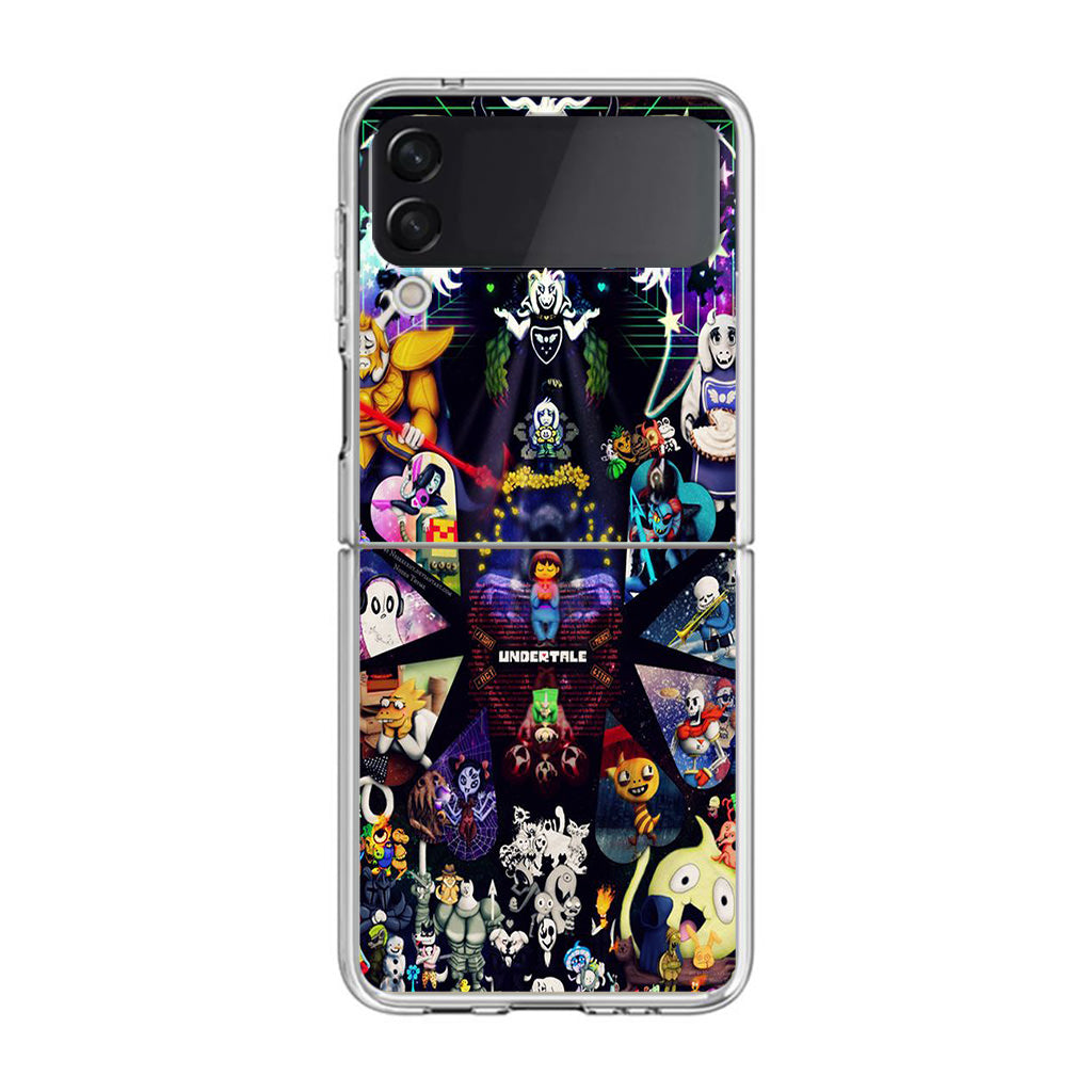 Undertale All Characters Samsung Galaxy Z Flip 4 Case Customilo Undertale All Characters Samsung Galaxy Z Flip 4 Case Customilo