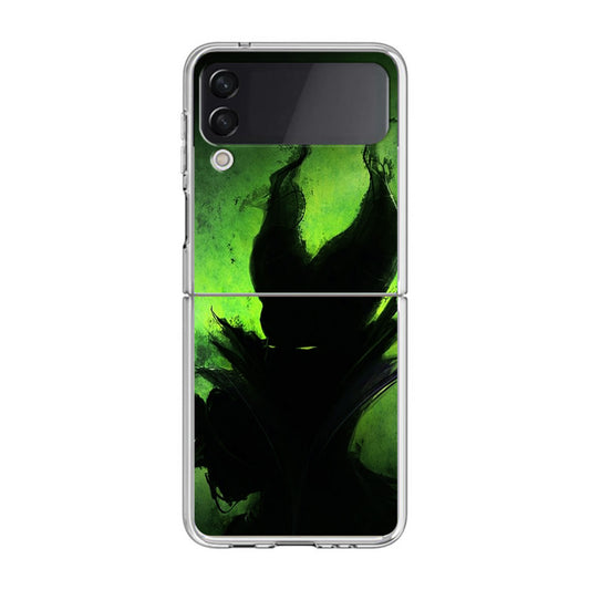 Villains Maleficent Silhouette Samsung Galaxy Z Flip 3 Case