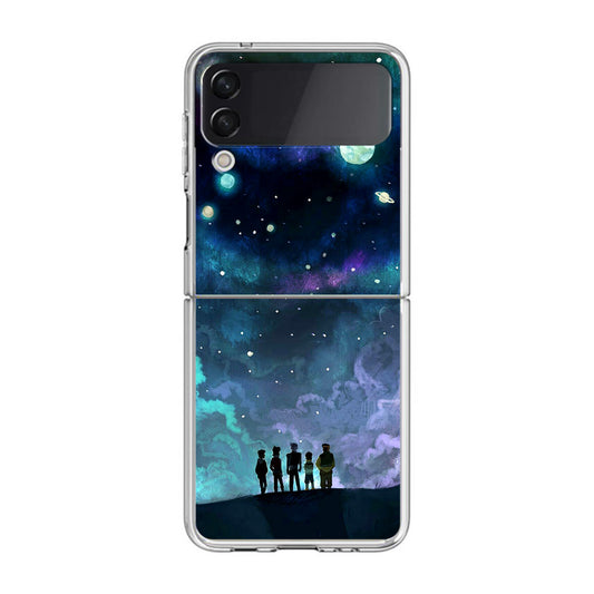Voltron In Space Nebula Samsung Galaxy Z Flip 4 Case