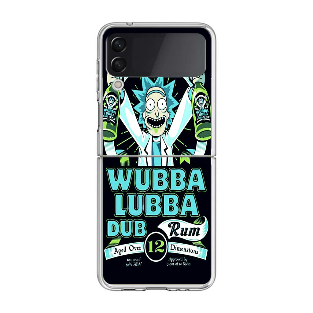 Wubba Lubba Dub Rum Samsung Galaxy Z Flip 3 Case