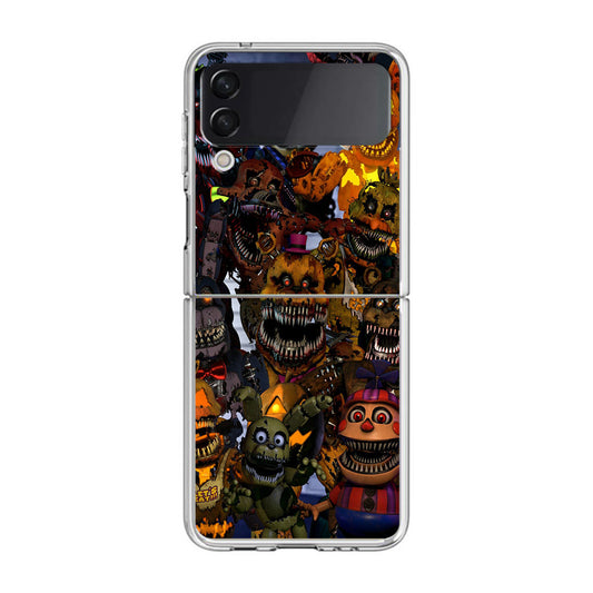 Five Nights at Freddy's Scary Characters Samsung Galaxy Z Flip 3 Case