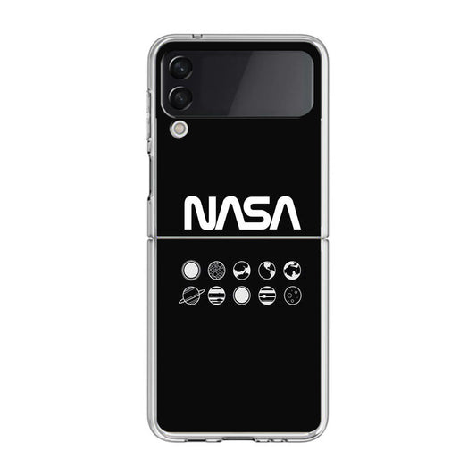 NASA Minimalist Samsung Galaxy Z Flip 3 Case