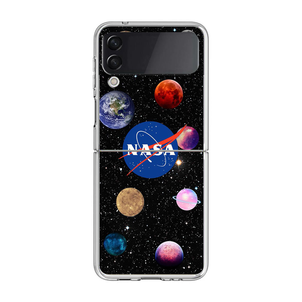 NASA Planets Samsung Galaxy Z Flip 4 Case