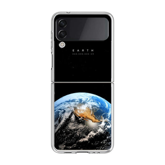 Planet Earth Samsung Galaxy Z Flip 3 Case