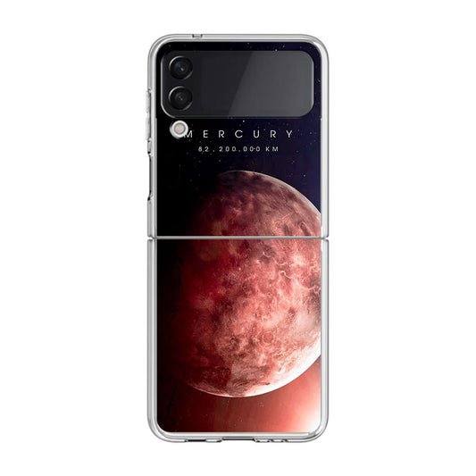 Planet Mercury Samsung Galaxy Z Flip 3 Case