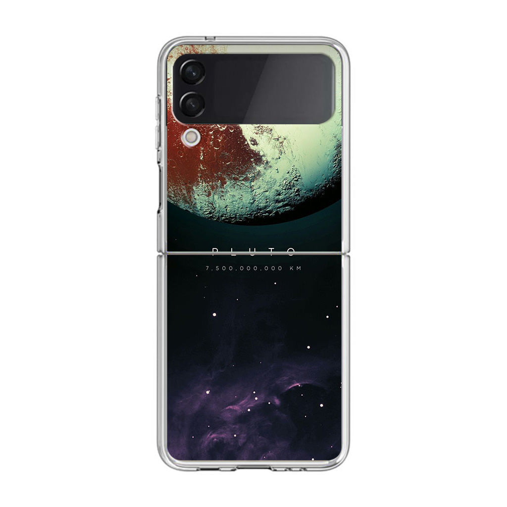 Planet Pluto Samsung Galaxy Z Flip 3 Case