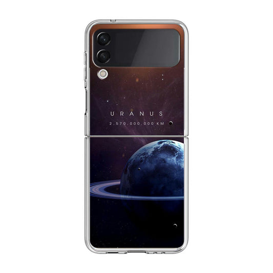 Planet Uranus Samsung Galaxy Z Flip 3 Case