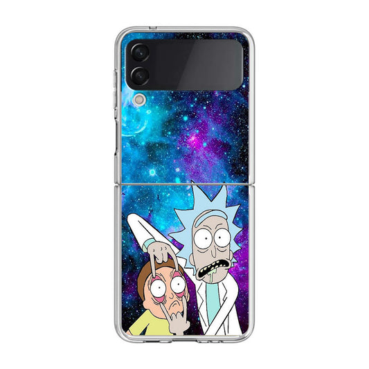 Rick And Morty Open Your Eyes Samsung Galaxy Z Flip 4 Case