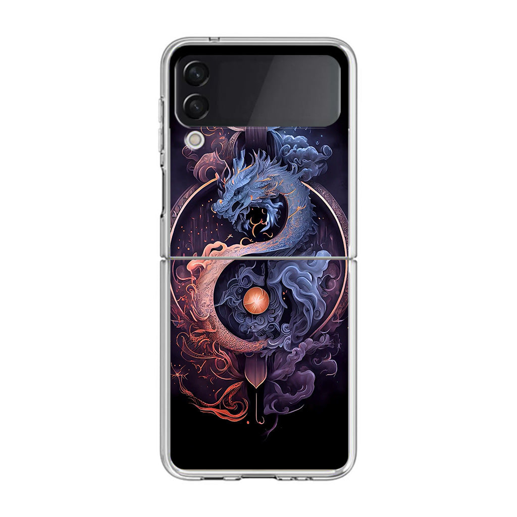 Dragon Yin Yang Samsung Galaxy Z Flip 4 Case