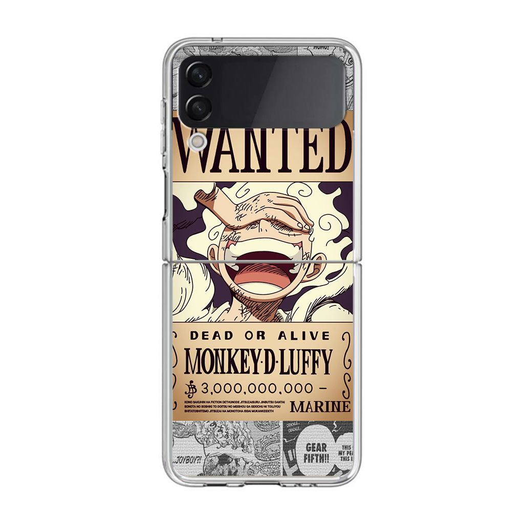 Gear 5 Wanted Poster Samsung Galaxy Z Flip 3 Case