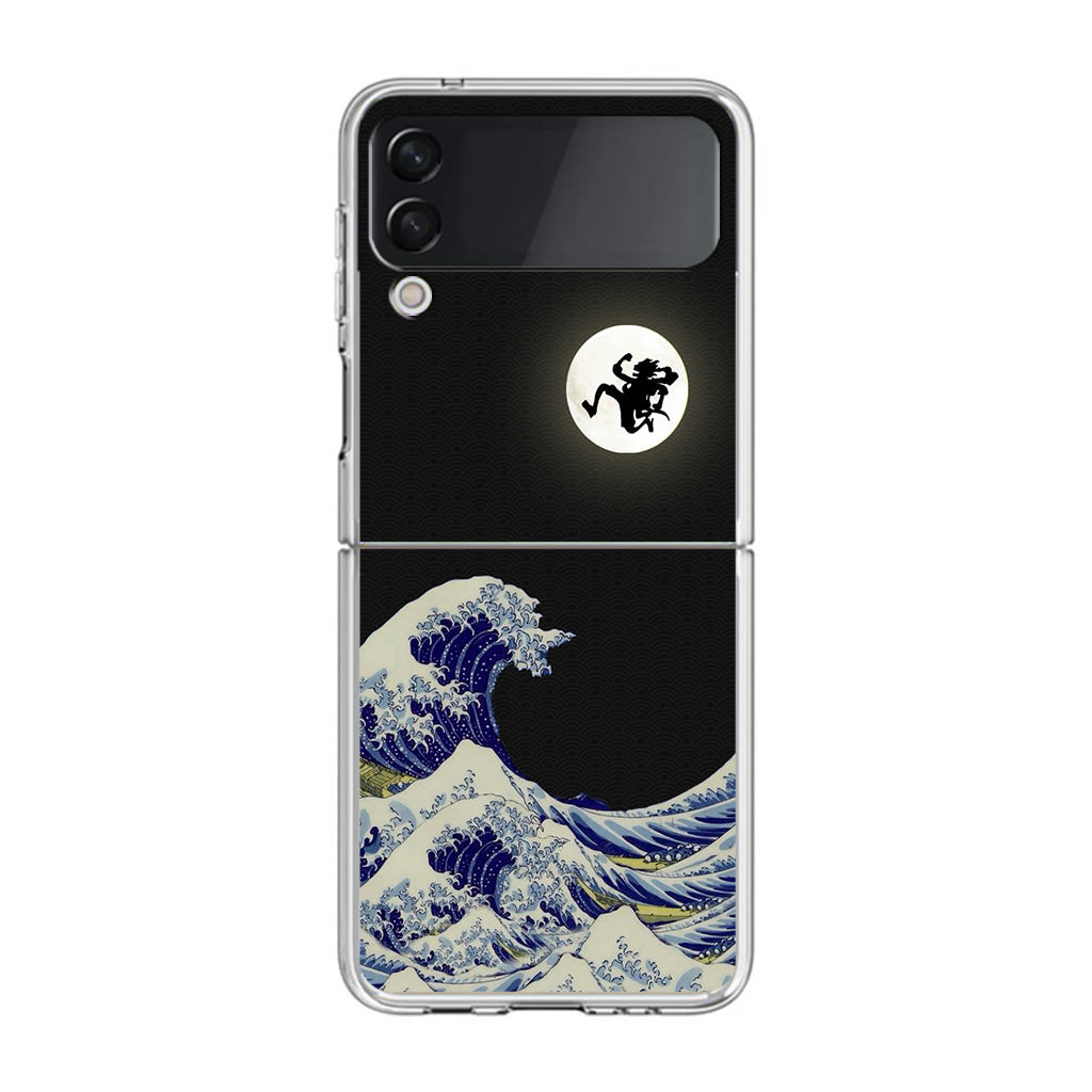 God Of Sun Nika With The Great Wave Off Samsung Galaxy Z Flip 3 Case