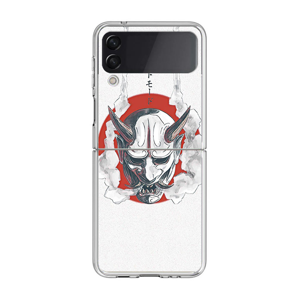 Japanese Oni Mask Samsung Galaxy Z Flip 3 Case