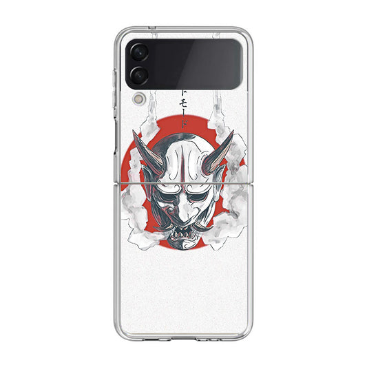 Japanese Oni Mask Samsung Galaxy Z Flip 4 Case