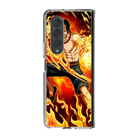 Ace Fire Fist Samsung Galaxy Z Fold 3 Case