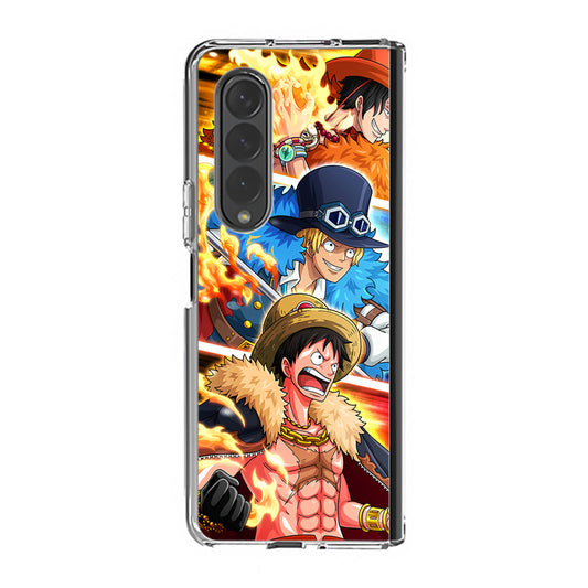 Ace Sabo Luffy Samsung Galaxy Z Fold 3 Case