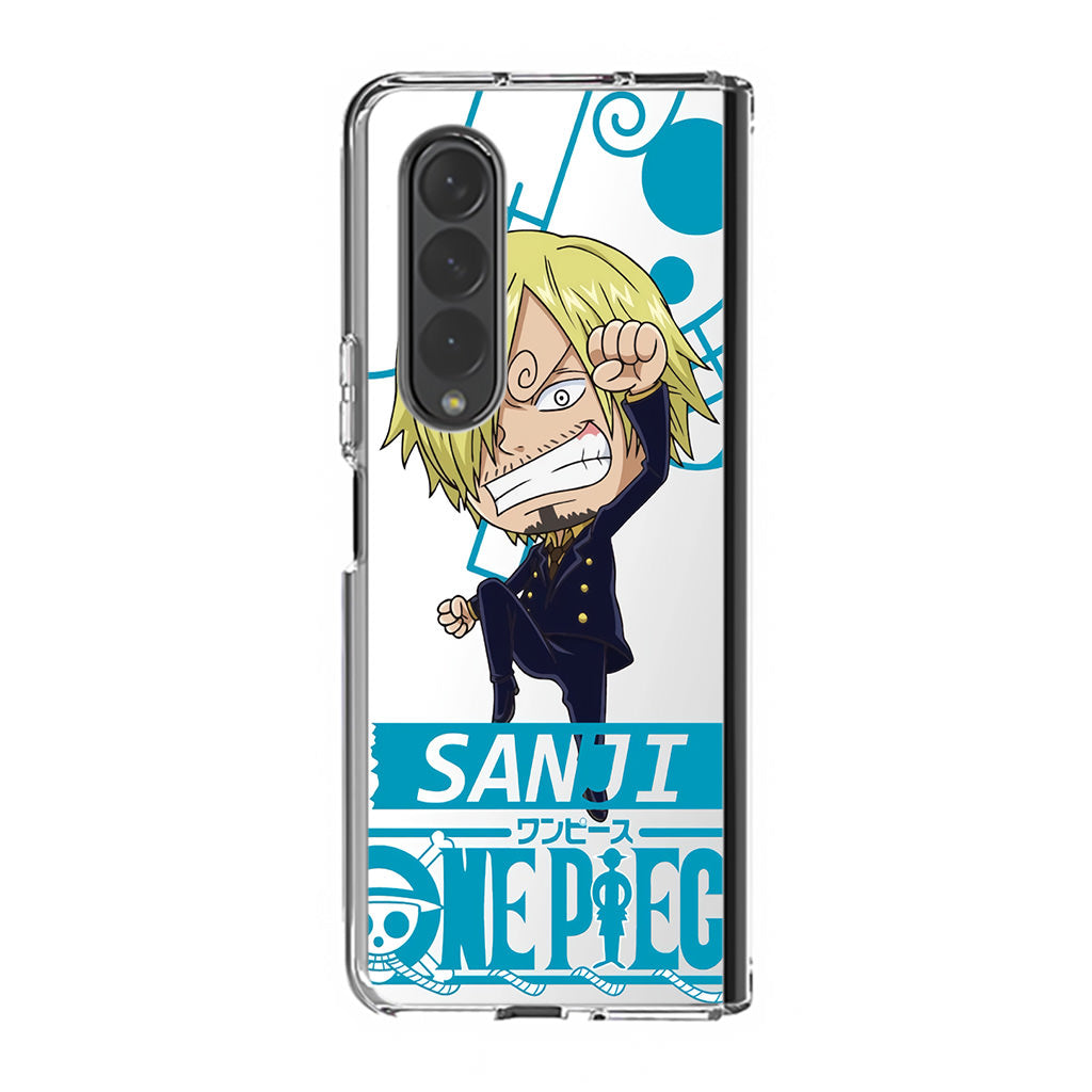 Chibi Sanji Samsung Galaxy Z Fold 3 Case