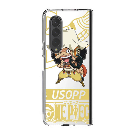 Chibi Usopp Samsung Galaxy Z Fold 3 Case