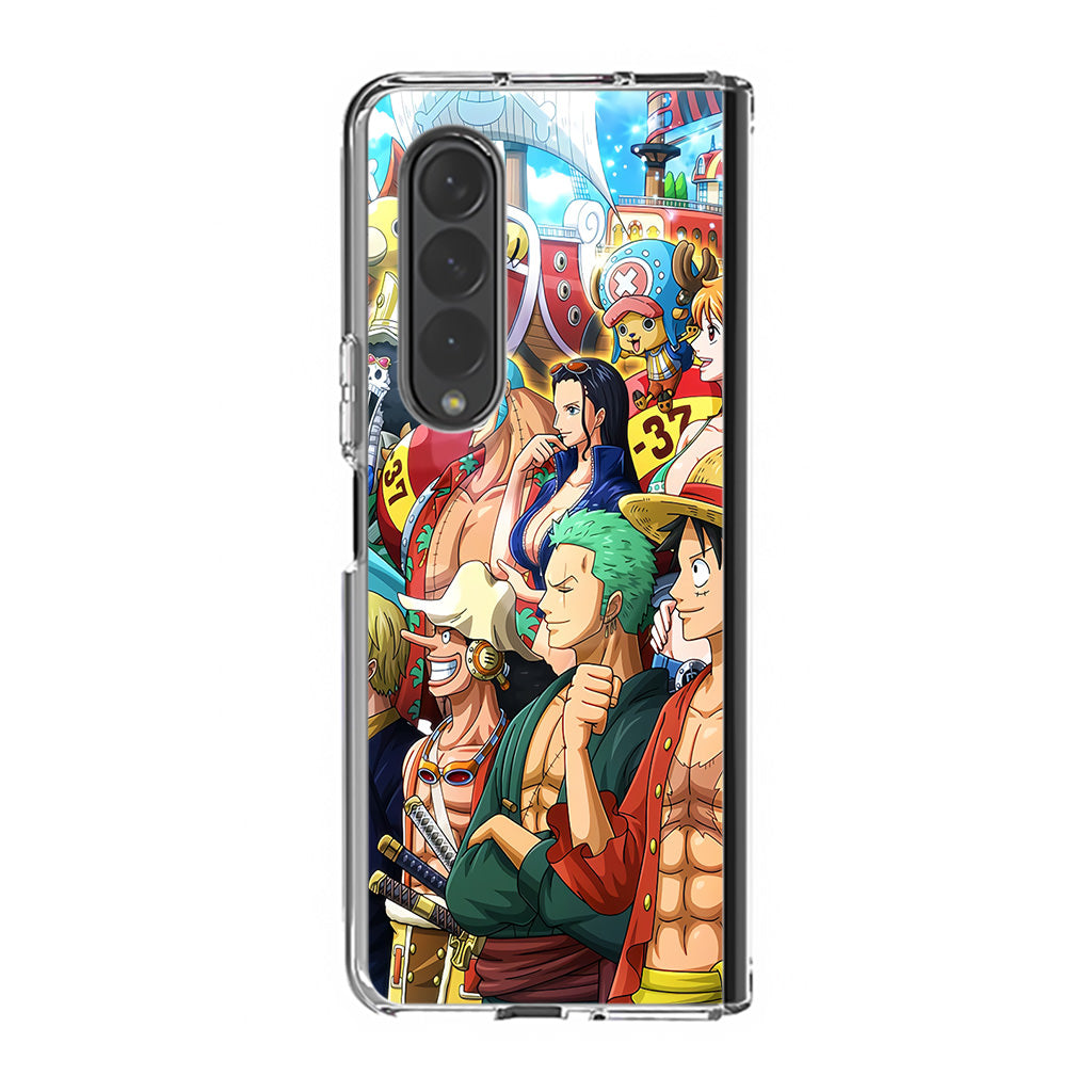 Crew of Mugiwara Pirate Samsung Galaxy Z Fold 3 Case