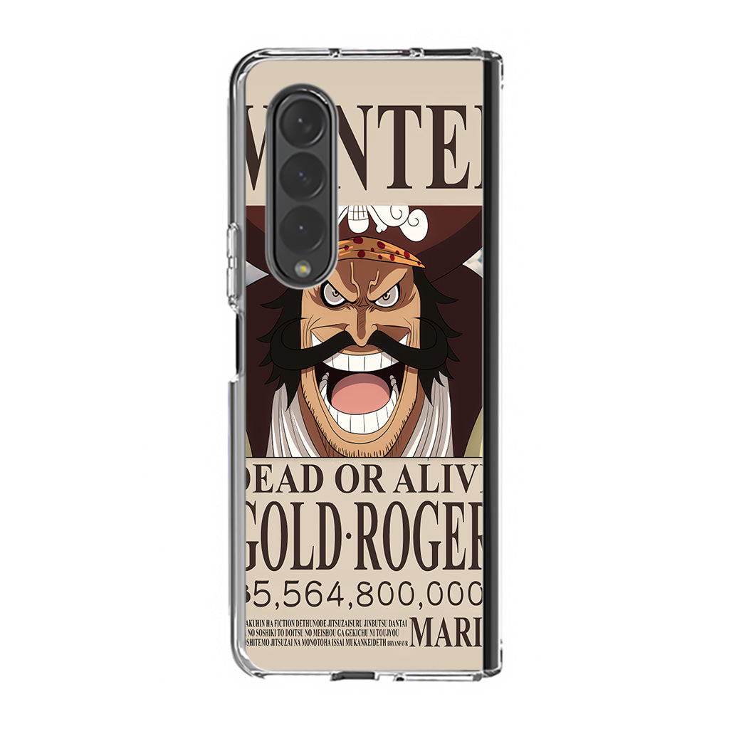 Gold Roger Bounty Samsung Galaxy Z Fold 3 Case