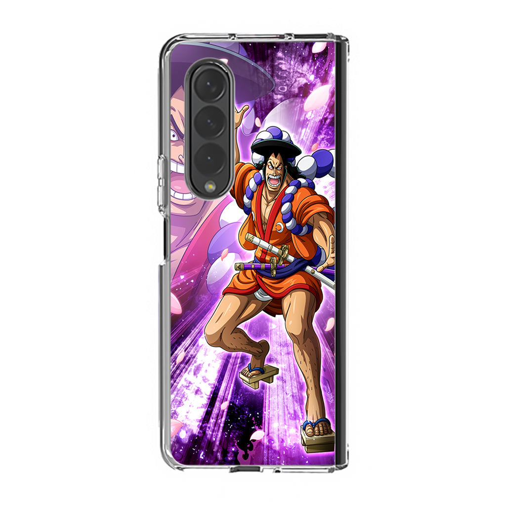 Kozuki Oden Signature Pose Samsung Galaxy Z Fold 4 Case