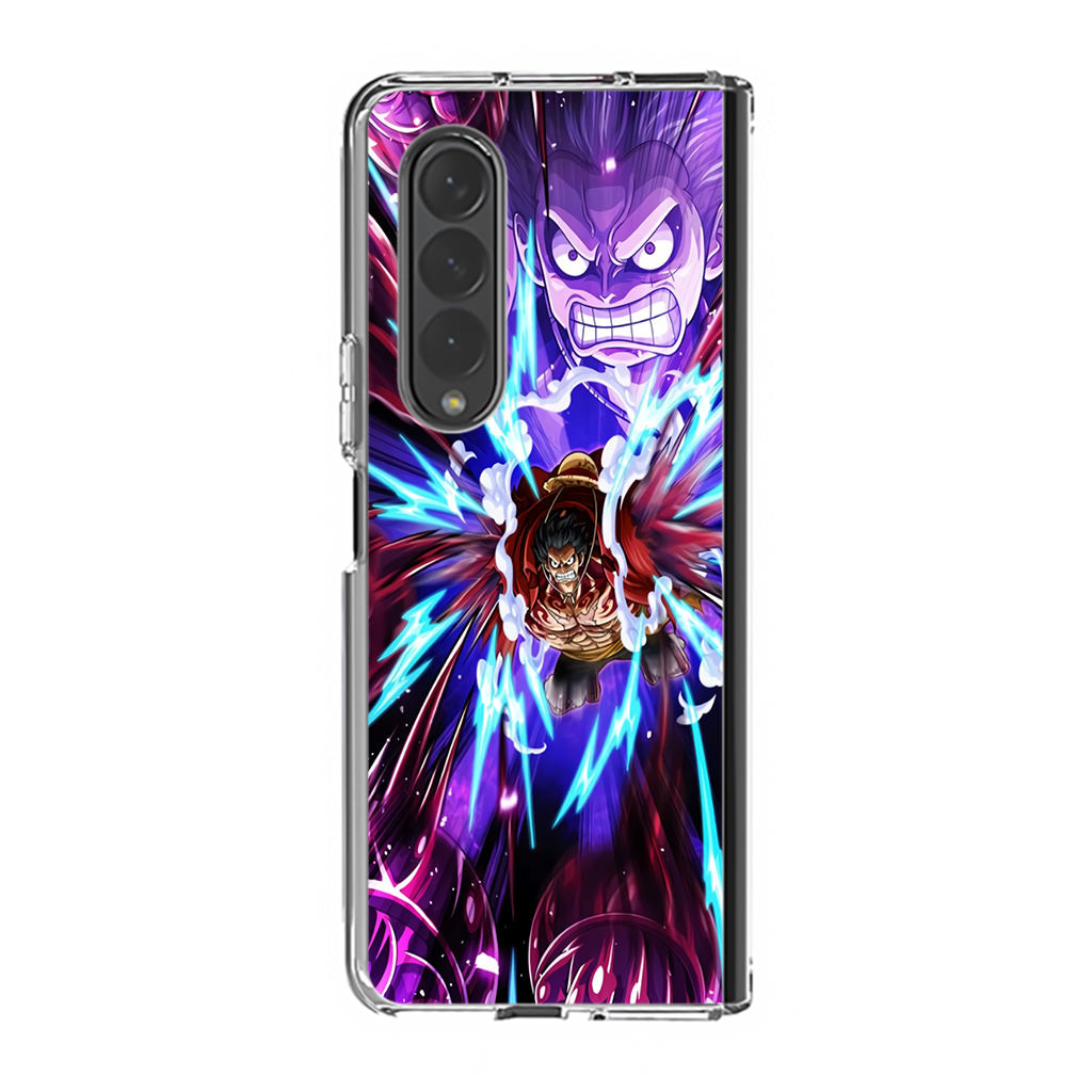 Luffy Bounce Man Gattling Gun Samsung Galaxy Z Fold 3 Case