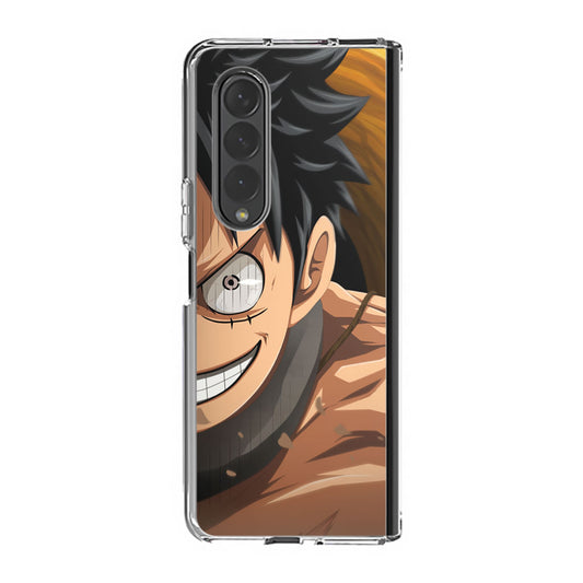 Luffy Half Smile Samsung Galaxy Z Fold 3 Case