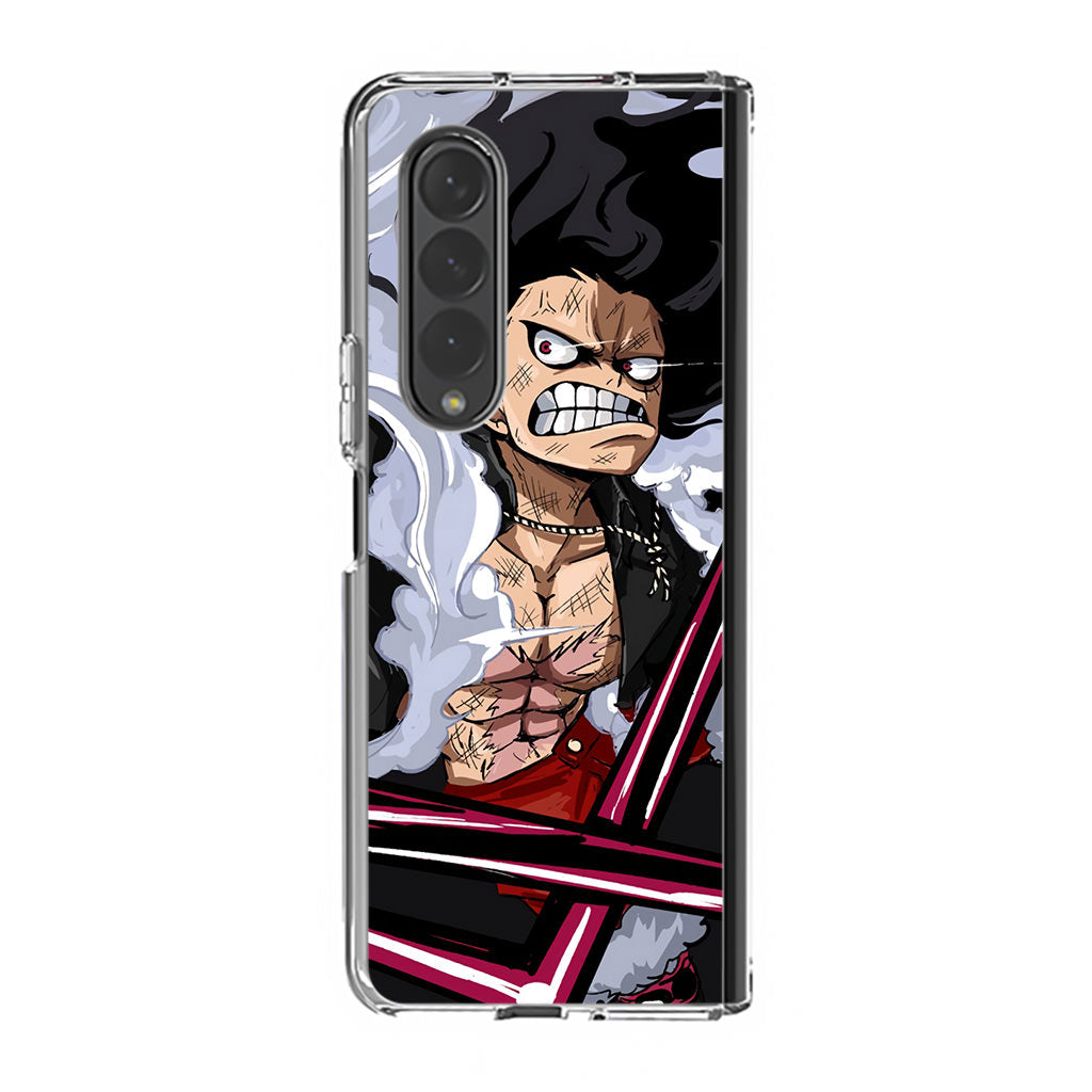 Luffy Snake Man Culverin Art Samsung Galaxy Z Fold 3 Case