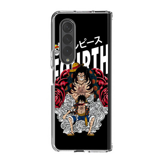 Luffy The Fourth Gear Black Samsung Galaxy Z Fold 3 Case