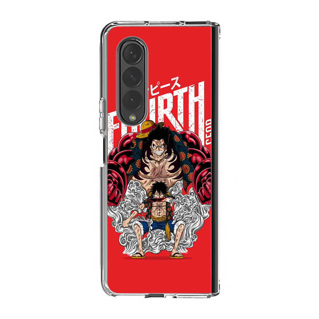 Luffy The Fourth Gear Red Samsung Galaxy Z Fold 3 Case