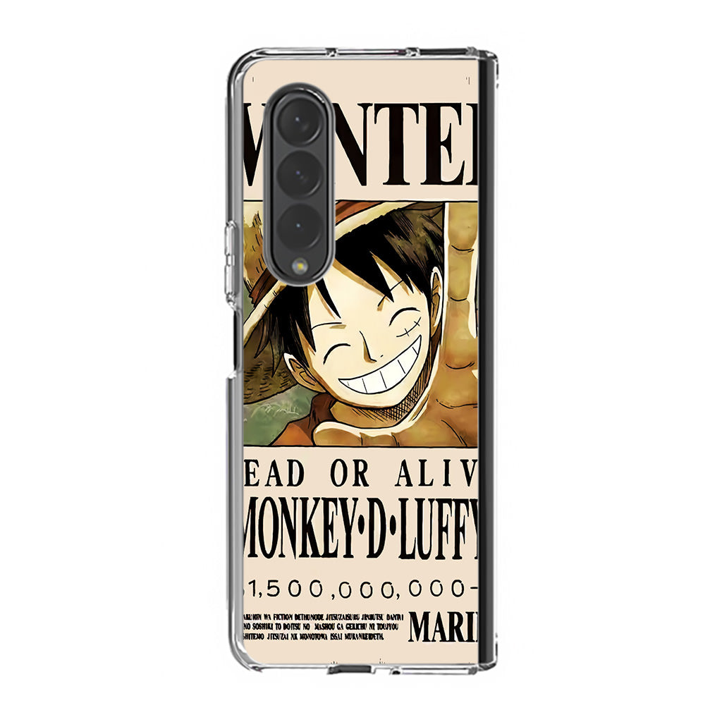 Monkey D Luffy Bounty Samsung Galaxy Z Fold 3 Case