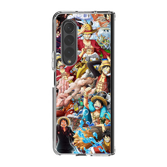 Monkey D Luffy Collections Samsung Galaxy Z Fold 3 Case