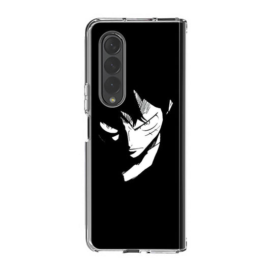 Monkey D Luffy Silhouette Samsung Galaxy Z Fold 3 Case