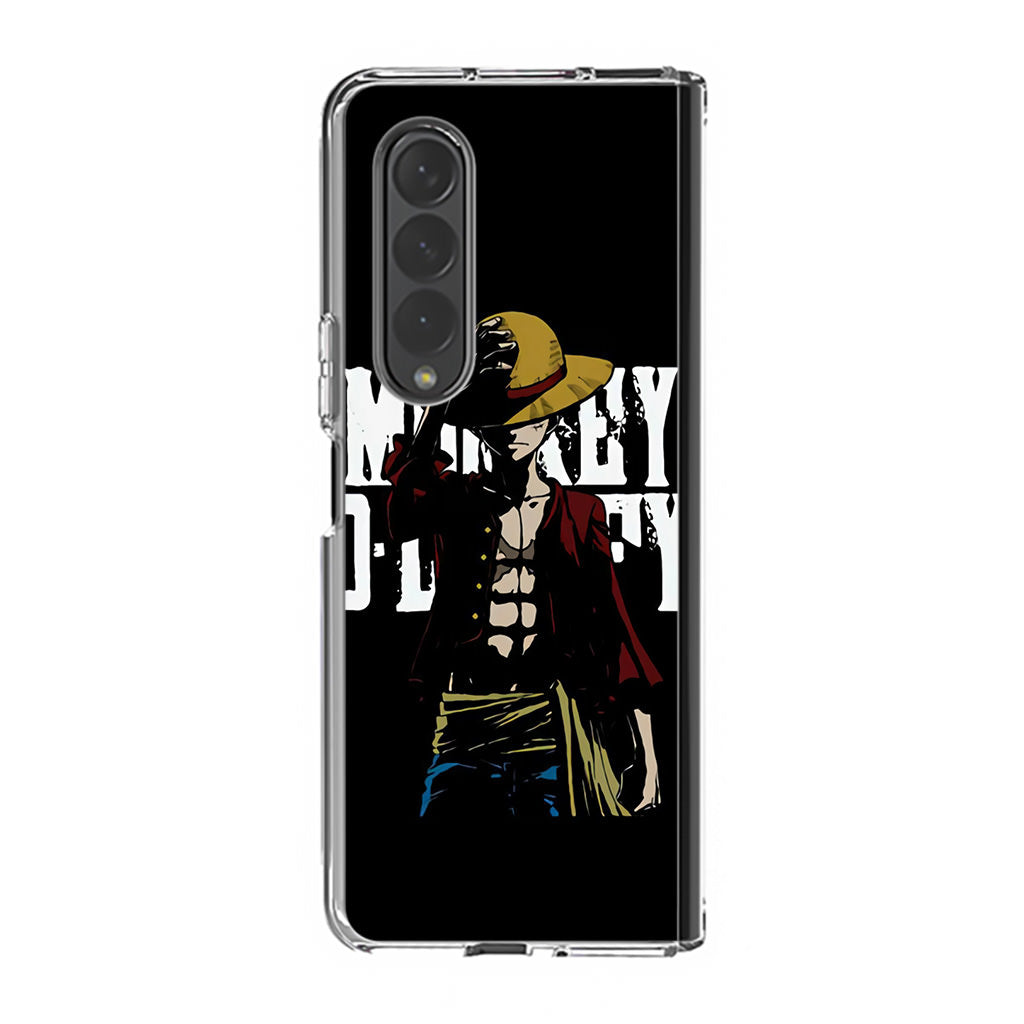 Monkey D Luffy Straw Hat Samsung Galaxy Z Fold 3 Case