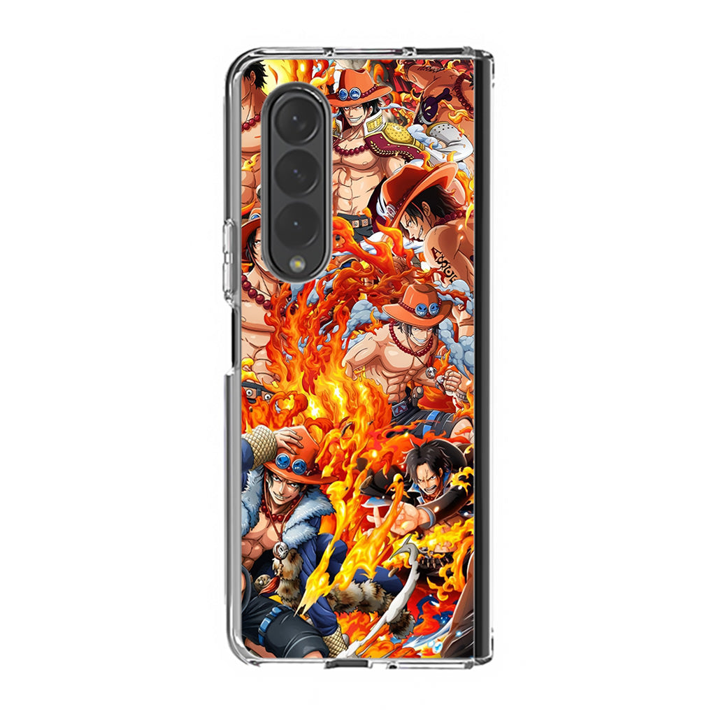 Portgas D Ace Collections Samsung Galaxy Z Fold 3 Case