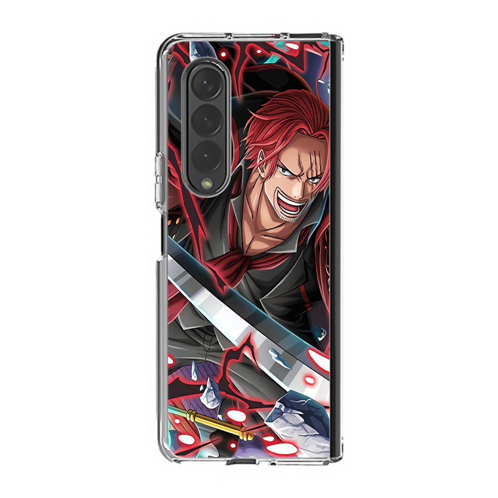 Red Hair Shanks Samsung Galaxy Z Fold 3 Case