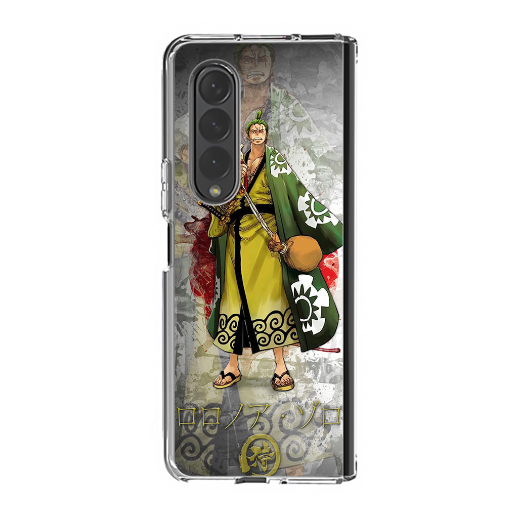 Roronoa Zoro Arc Wano Samsung Galaxy Z Fold 3 Case