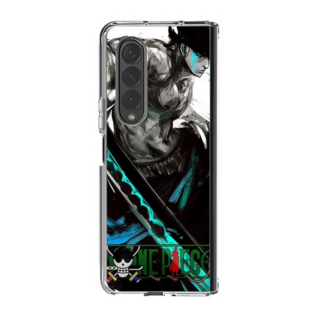 Roronoa Zoro One Piece Samsung Galaxy Z Fold 3 Case