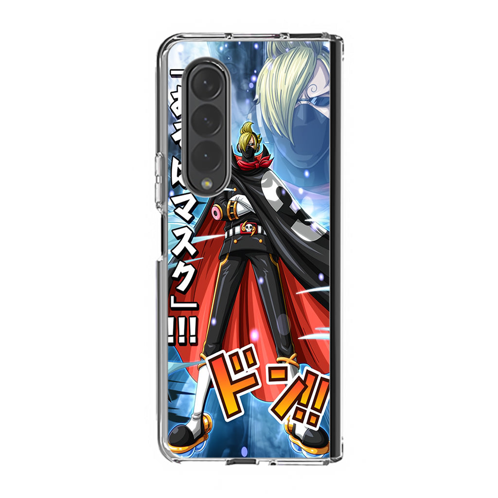 Stealth Black Sanji Samsung Galaxy Z Fold 3 Case