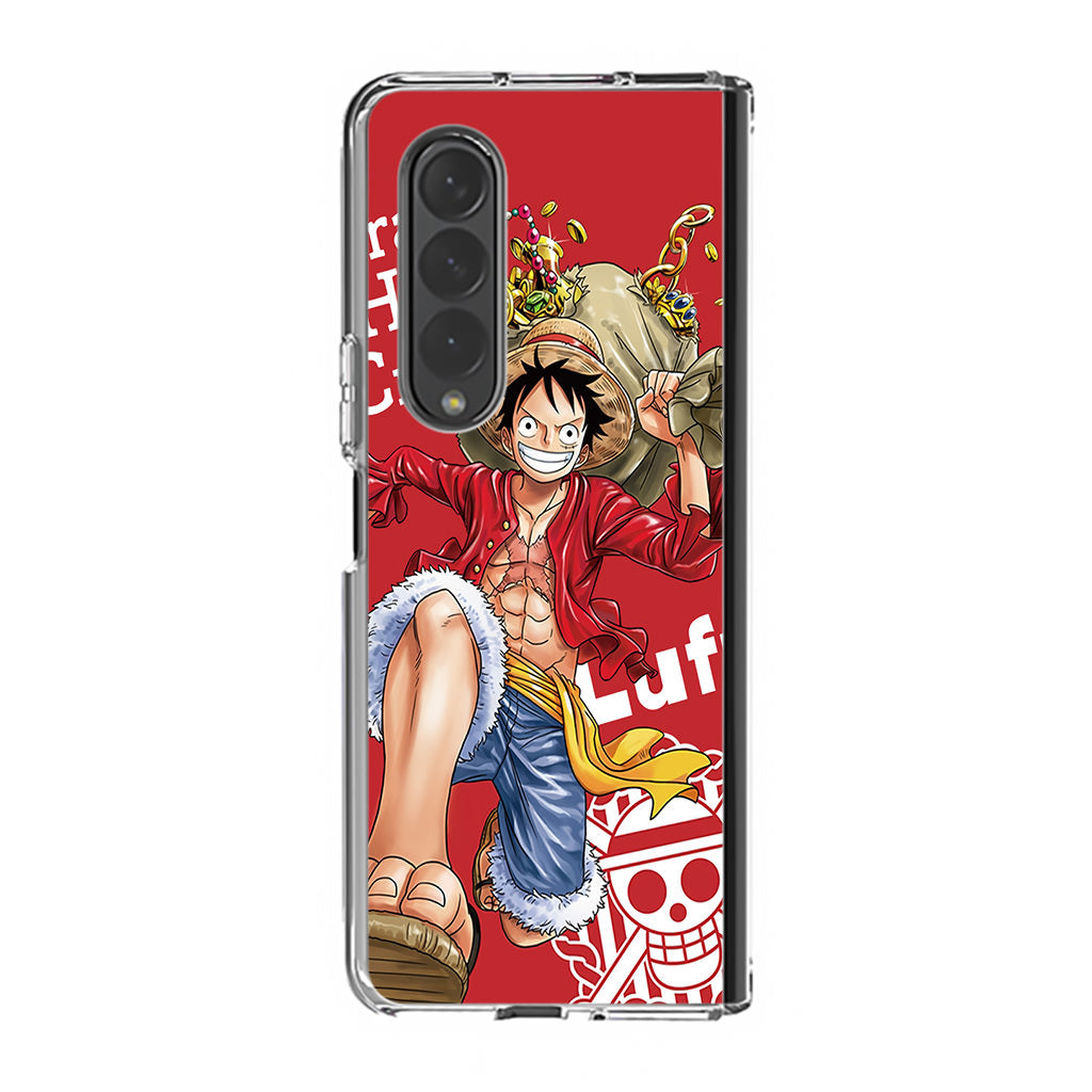 Straw Hat Monkey D Luffy Samsung Galaxy Z Fold 3 Case