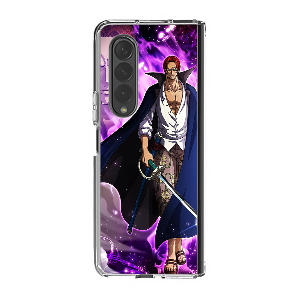 The Emperor Red Hair Shanks Samsung Galaxy Z Fold 3 Case